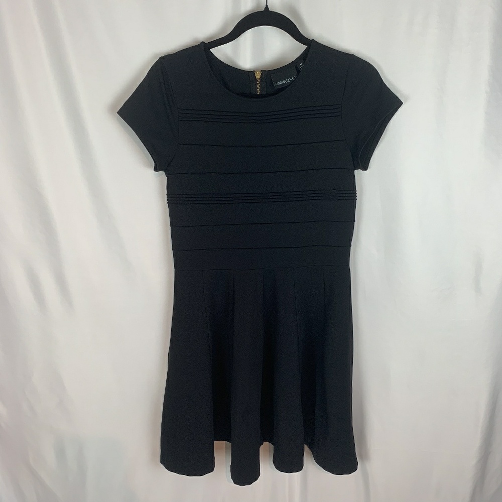 Cynthia Rowley black A-line dress size M